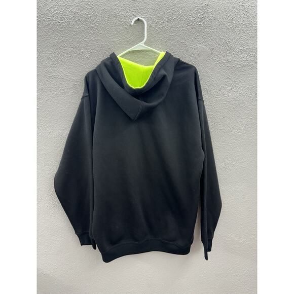 Tipsy Jacket Large Black Zip Up Hooded Hollywood Casino Penn National Fleece - Picture 7 of 12